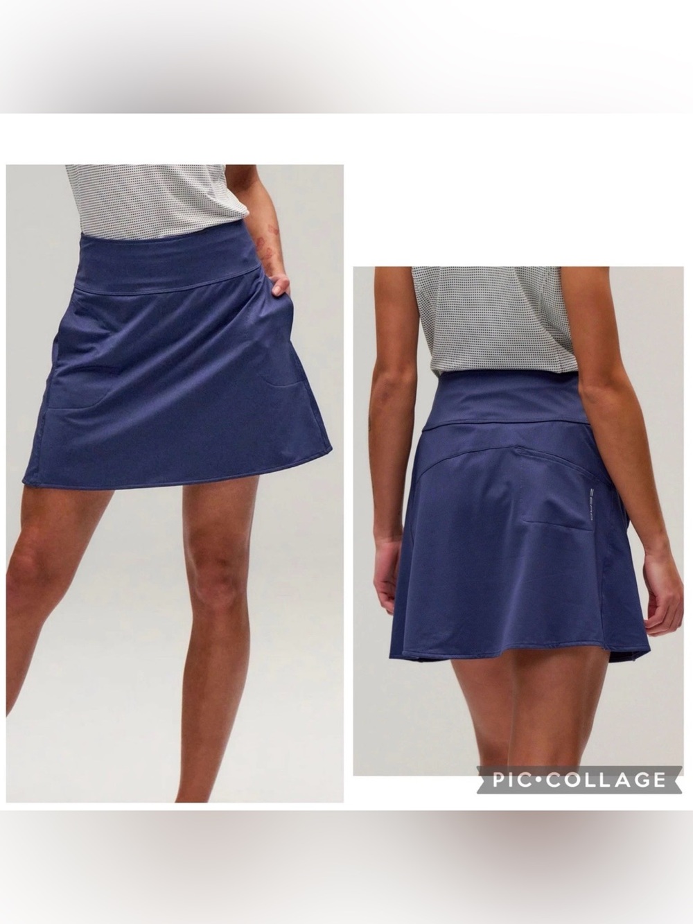 New ZERO RESTRICTION Women’s Storm Blue SADIE COOLING PERFORMANCE SKORT Size L